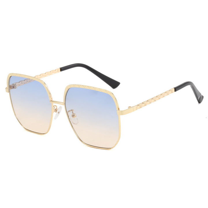Ladies' fashionable sunglasses with square frame and stylish details Kalsten