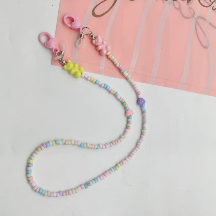 Playful glasses holder chain with colorful beads Kalsten