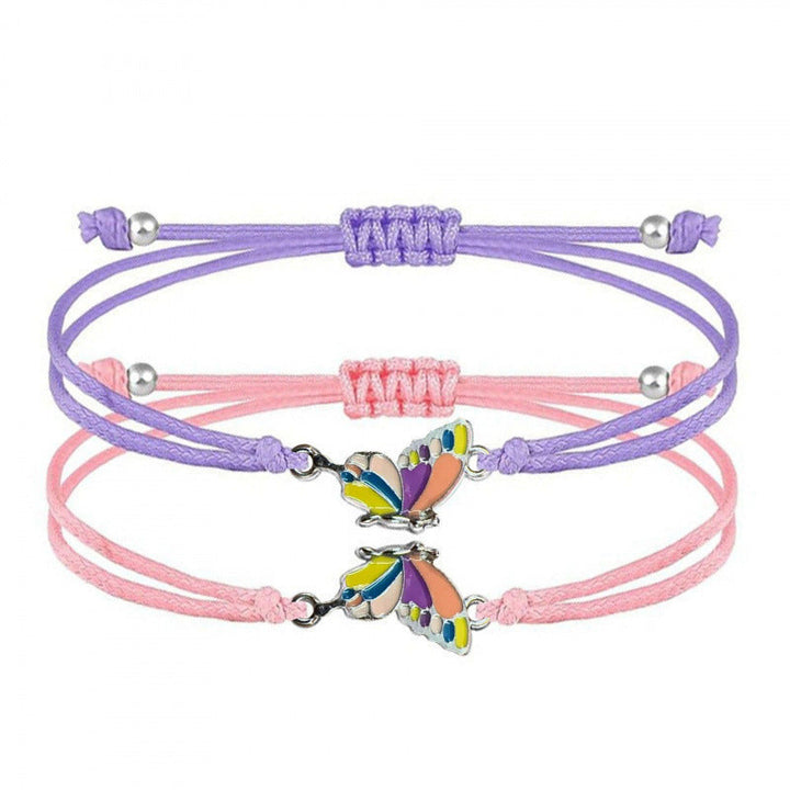 Butterfly Charm Necklace and Bracelet Set Kalsten