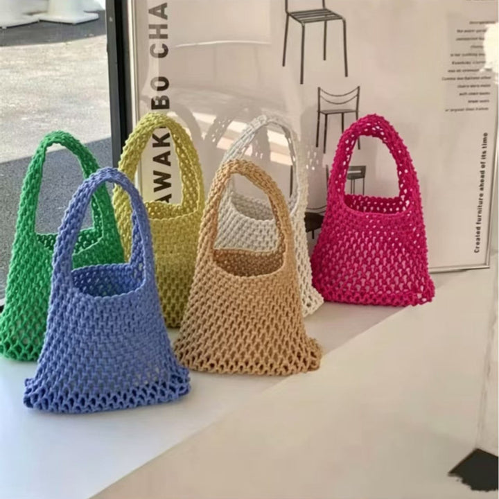Macrame Tote Bag with Modern Design Kalsten