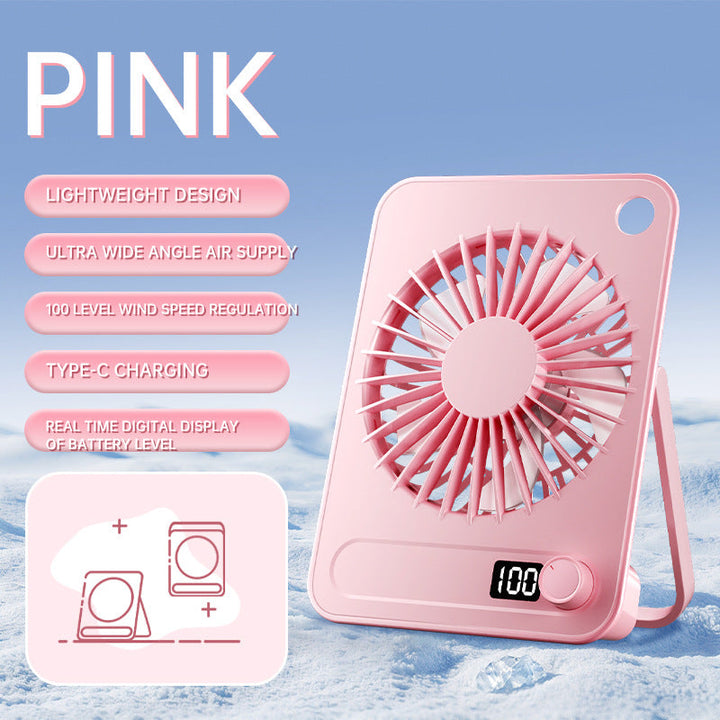 Women portable fan with digital speed control Kalsten