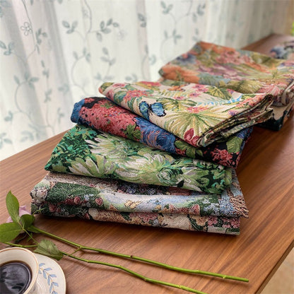 Birds and Leaves Decorative Table Runner