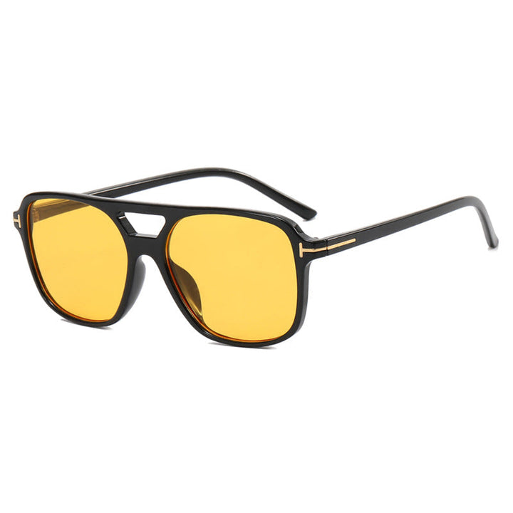 Women trendy square sunglasses with detailed frame Kalsten