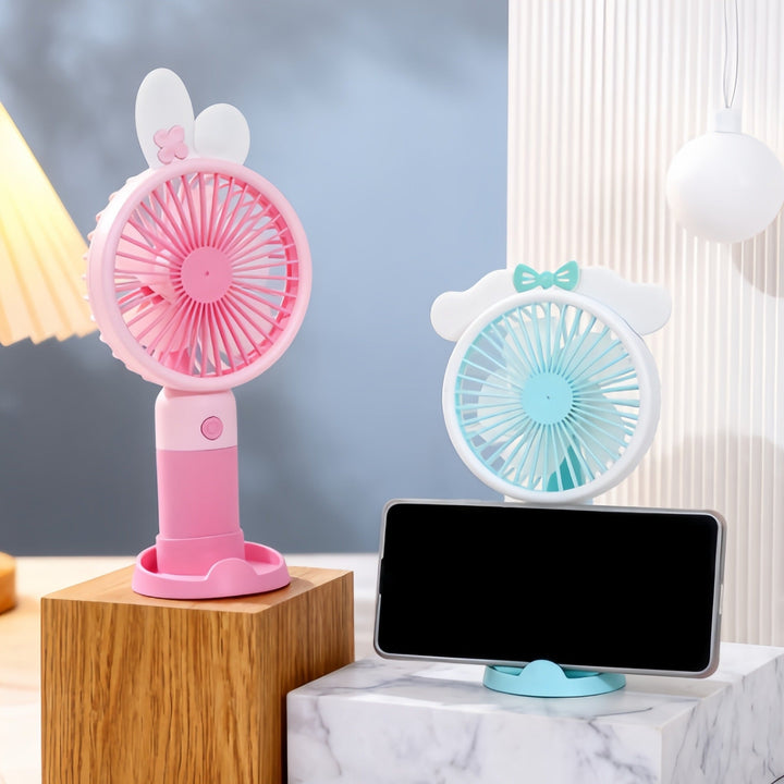 Women's Creative Hand Fan with Cute Animal Design Kalsten