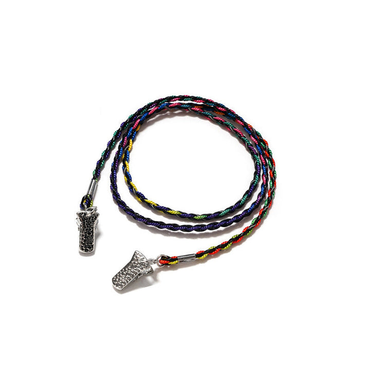 Braided Leather Eyewear Strap kalsten