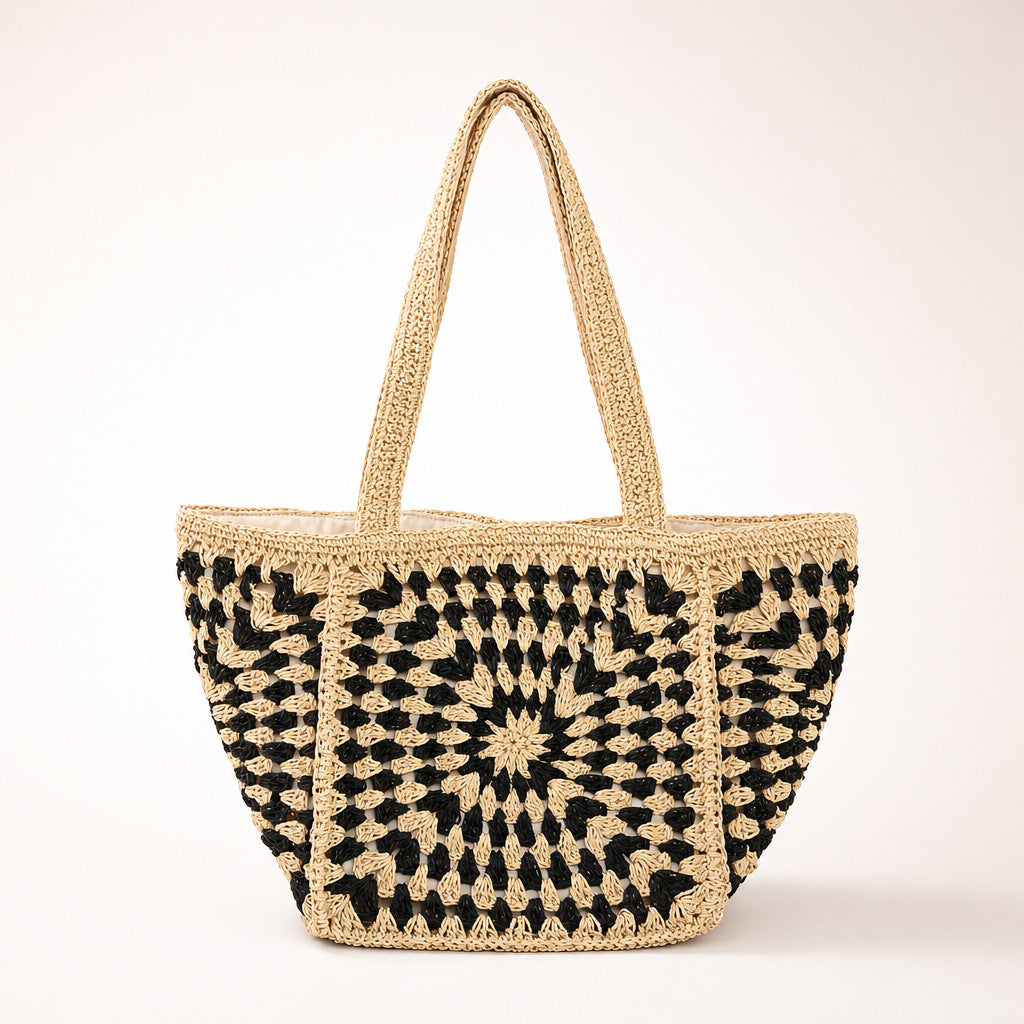 Hand-knotted cotton tote bag Kalsten