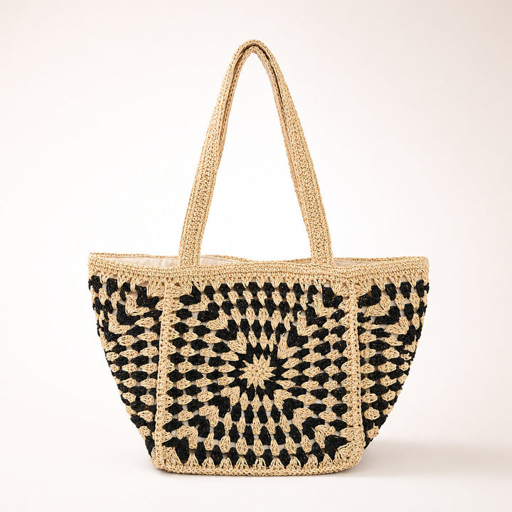 Hand-knotted cotton tote bag Kalsten