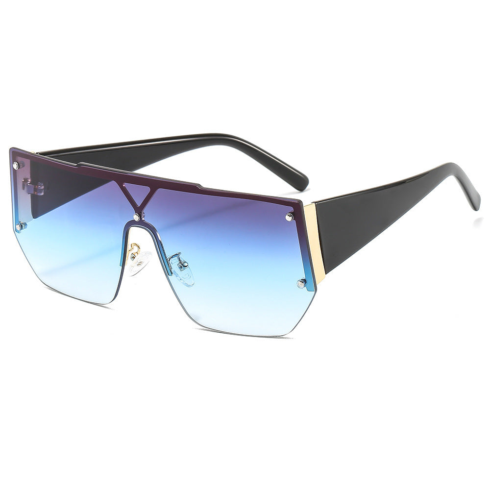 Women's fashionable oversized sunglasses with a unique geometric frame Kalsten