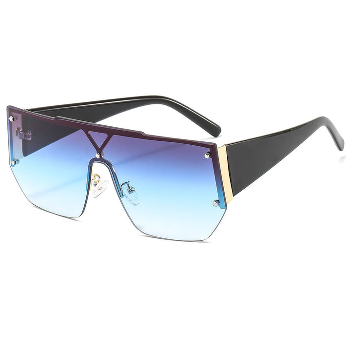 Women's fashionable oversized sunglasses with a unique geometric frame Kalsten