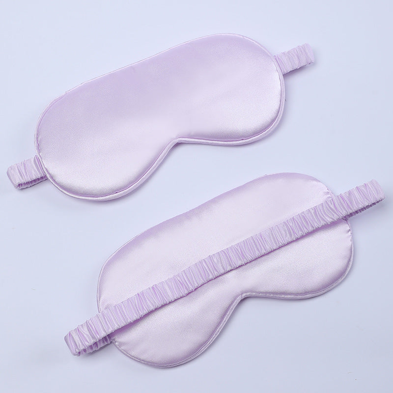 Women's nano silk sleep mask with padded eye area, adjustable elastic band, and storage pouch Kalsten