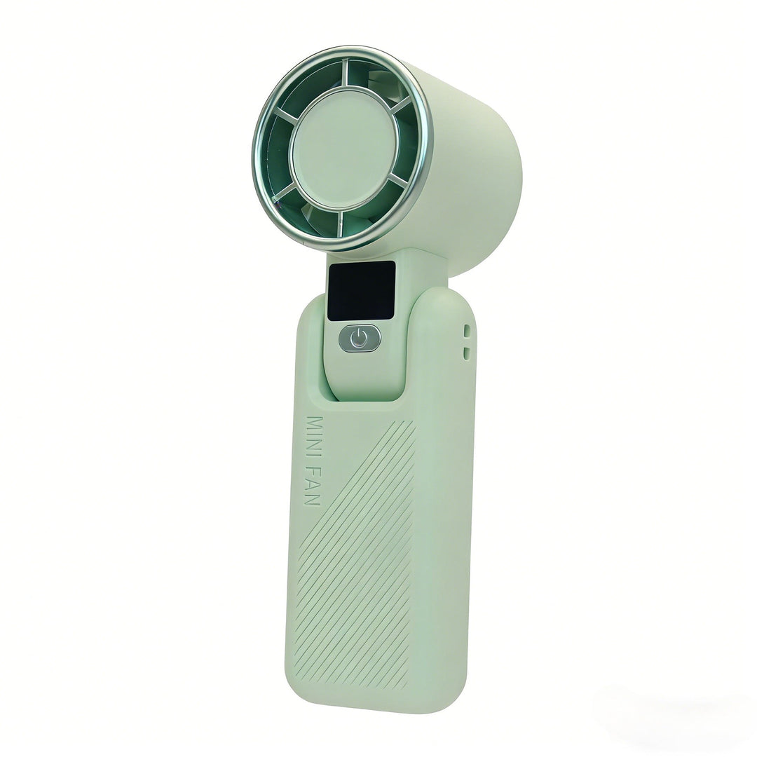 Women's Portable Mini Handheld Fan with USB Charging Function and Digital Display Kalsten