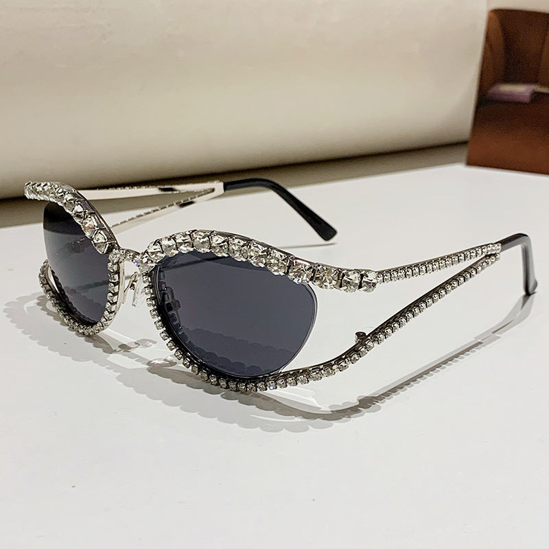 Ladies Glamorous Sunglasses with Sparkling Crystal Accents Kalsten