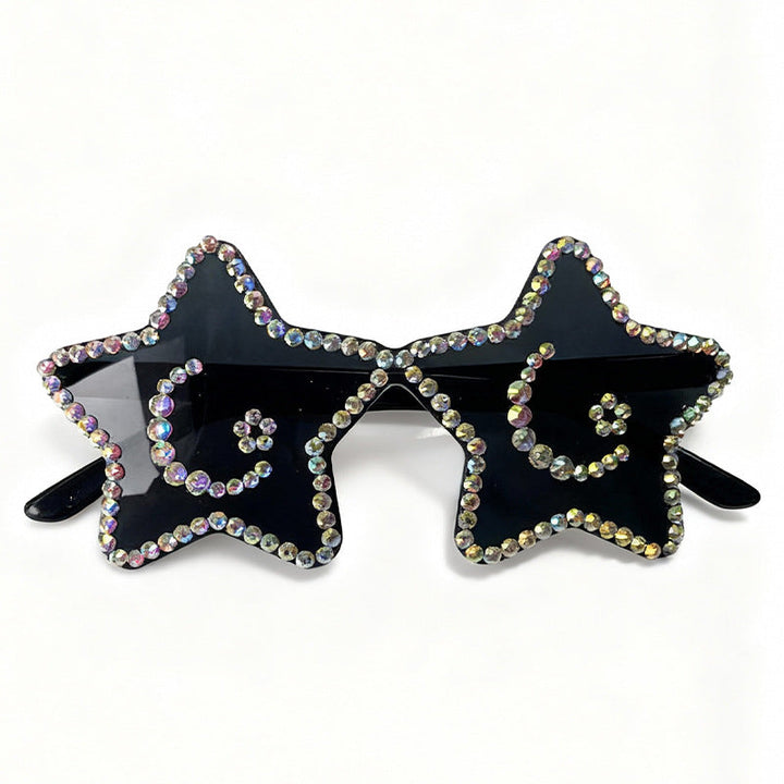 Star-Shaped Rhinestone Sunglasses Kalsten