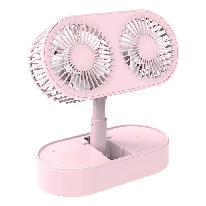 Ladies double rotatable table fan Kalsten