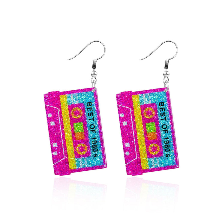 Nostalgic Cassette Tape Earrings Kalsten