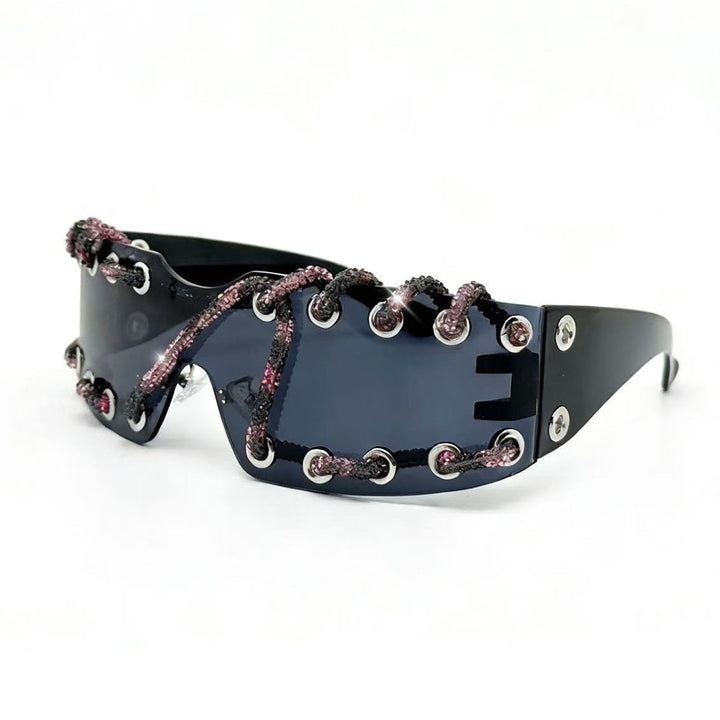 Women's sunglasses with unique lacing design Kalsten