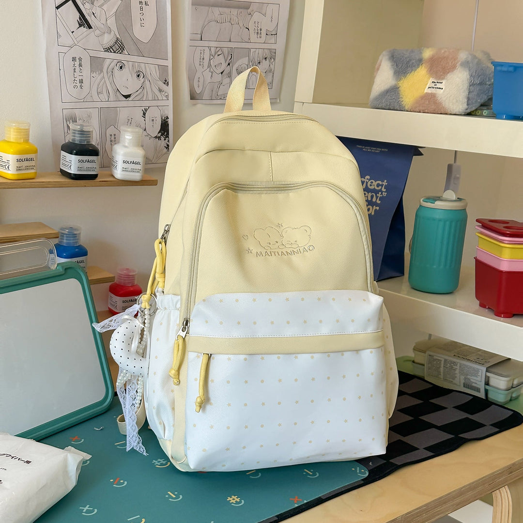 Charming Multi-Pocket School Backpack