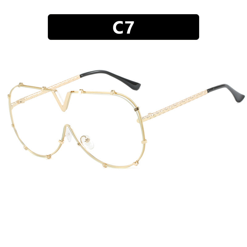 Women oversized goggles in futuristic design Kalsten