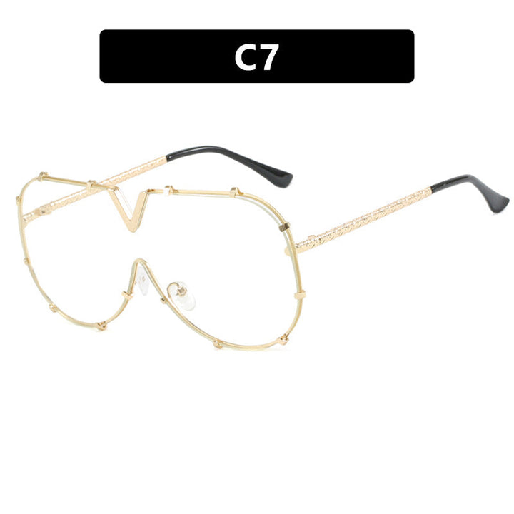 Women oversized goggles in futuristic design Kalsten