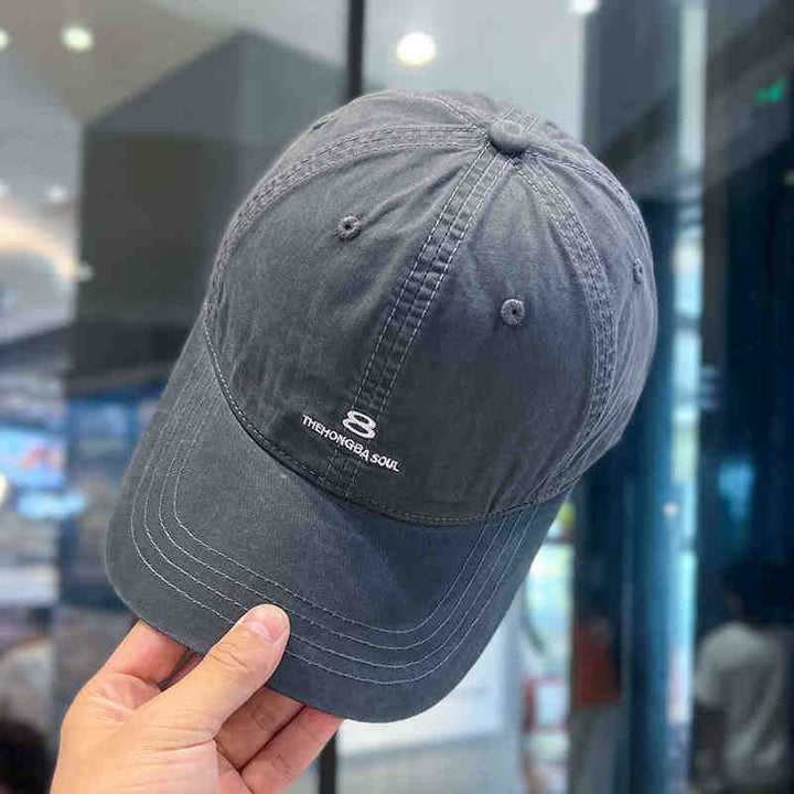 Men's Distressed Cotton Baseball Cap Kalsten