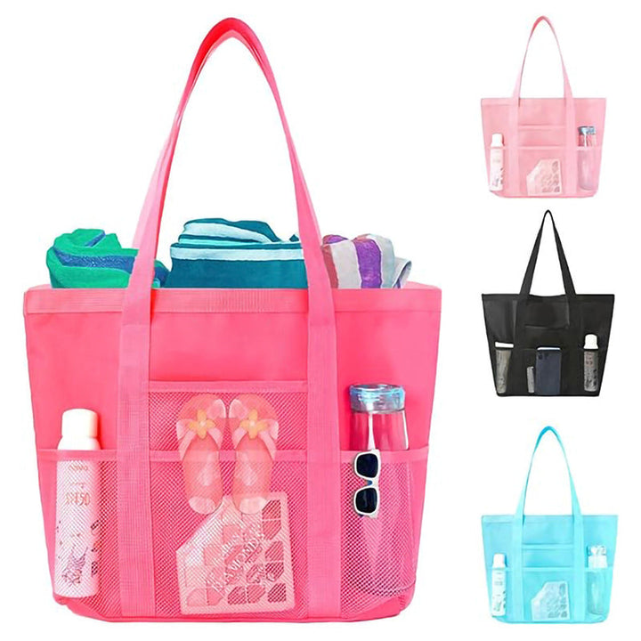 Padded shopping bag with side mesh pockets Kalsten