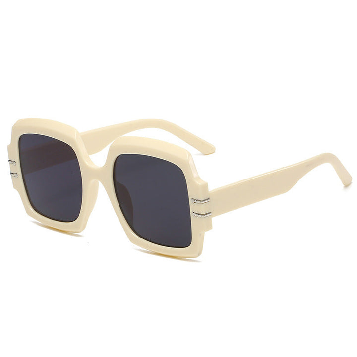 Women's Fashion Oversized Sunglasses with Animal Print Kalsten