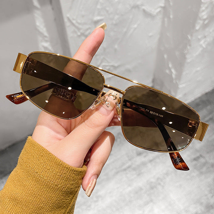 Ladies sporty sunglasses with polarized lenses and elegant metal frame Kalsten