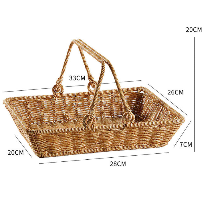 Unisex Rectangular Shopping and Storage Basket Kalsten