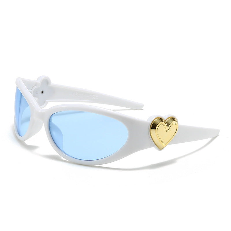 Ladies fashionable sunglasses in stylish heart design Kalsten