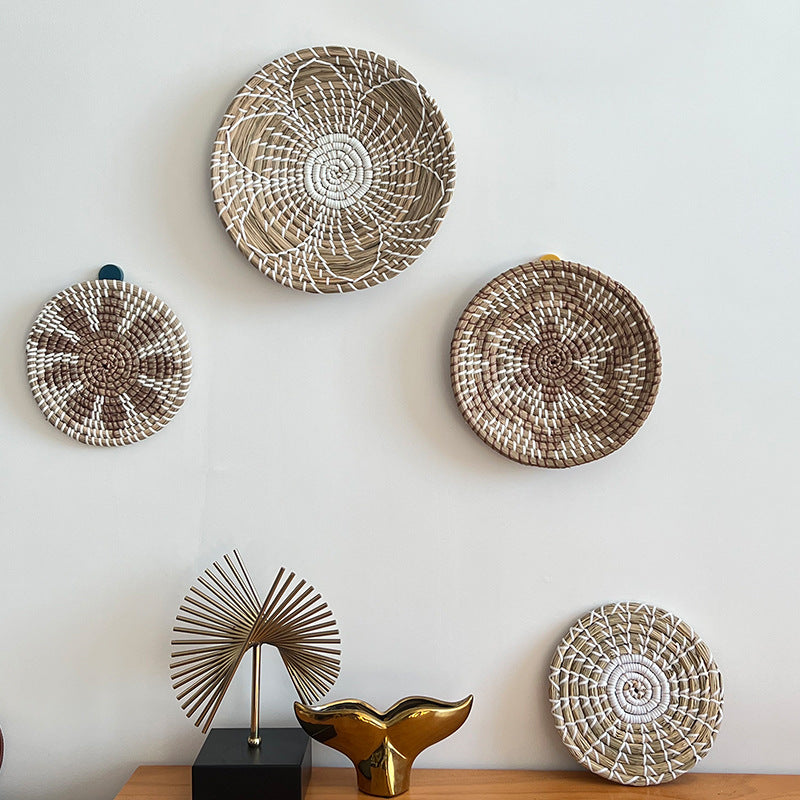 Handcrafted coaster made of natural fiber Acalora