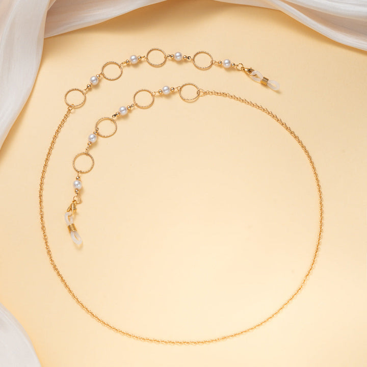 Pearlescent and Chain Eyewear Necklace Kalsten