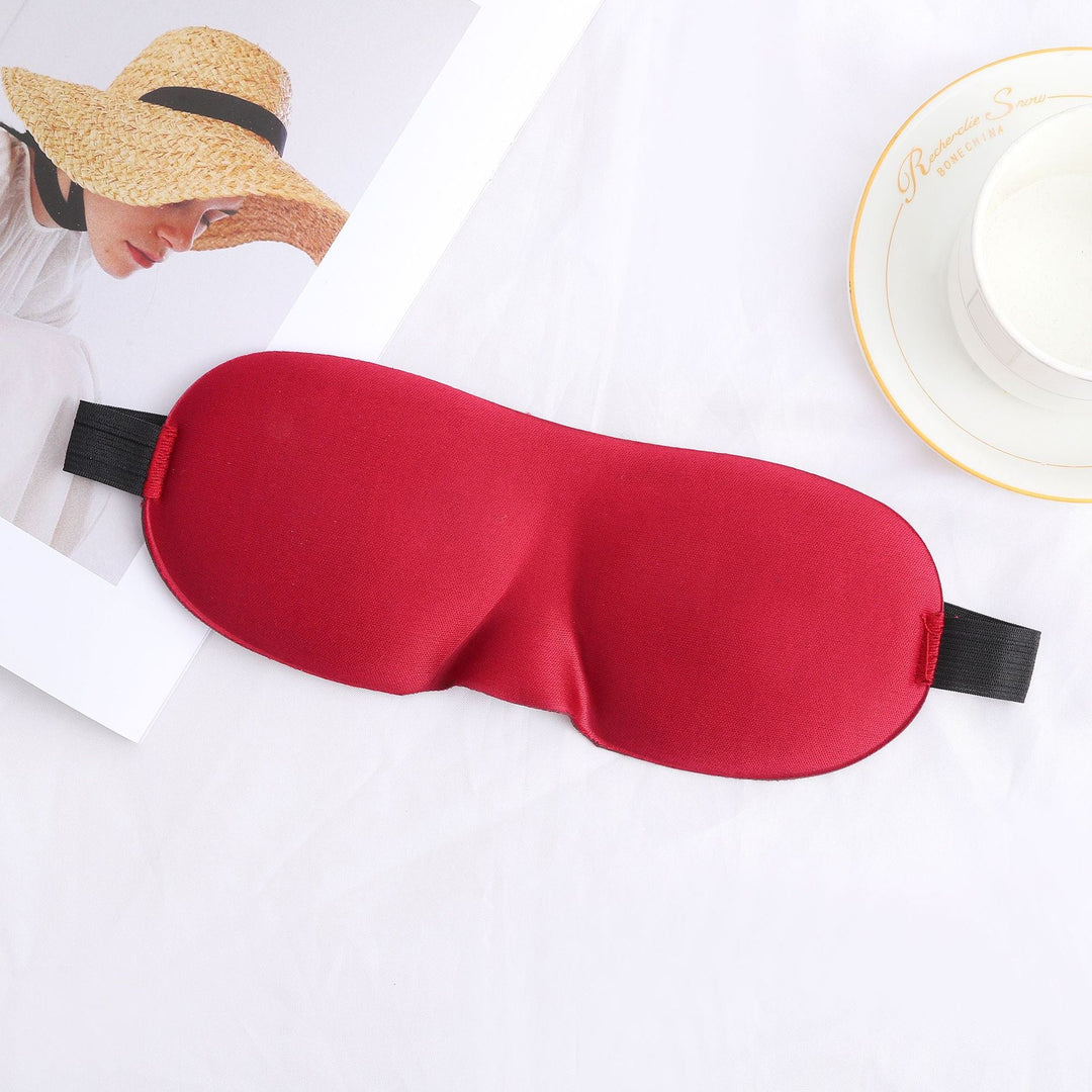 Unisex nan three-dimensional contour eye mask with memory foam, soft nose bridge and adjustable comfort band Kalsten