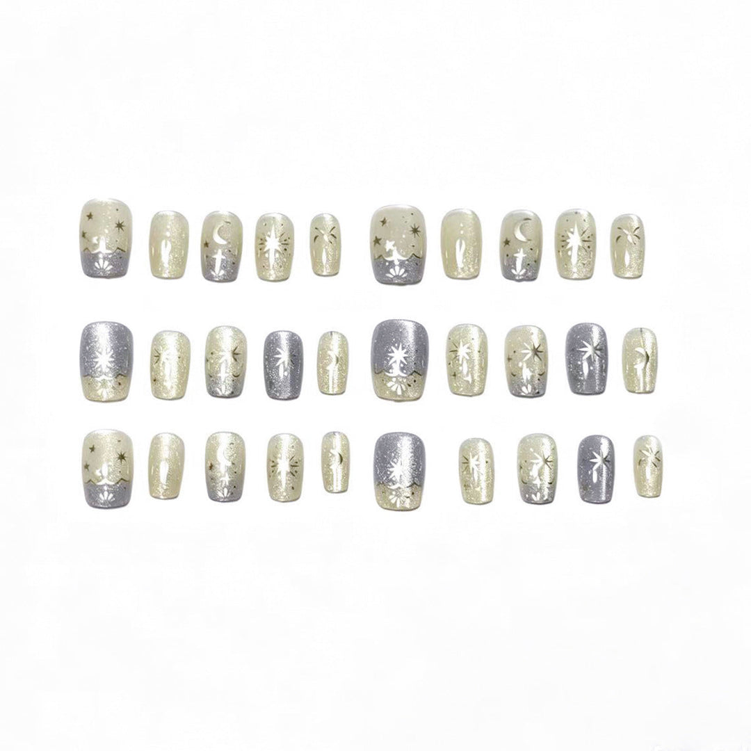 Celestial Themed Press-On Nail Set Kalsten