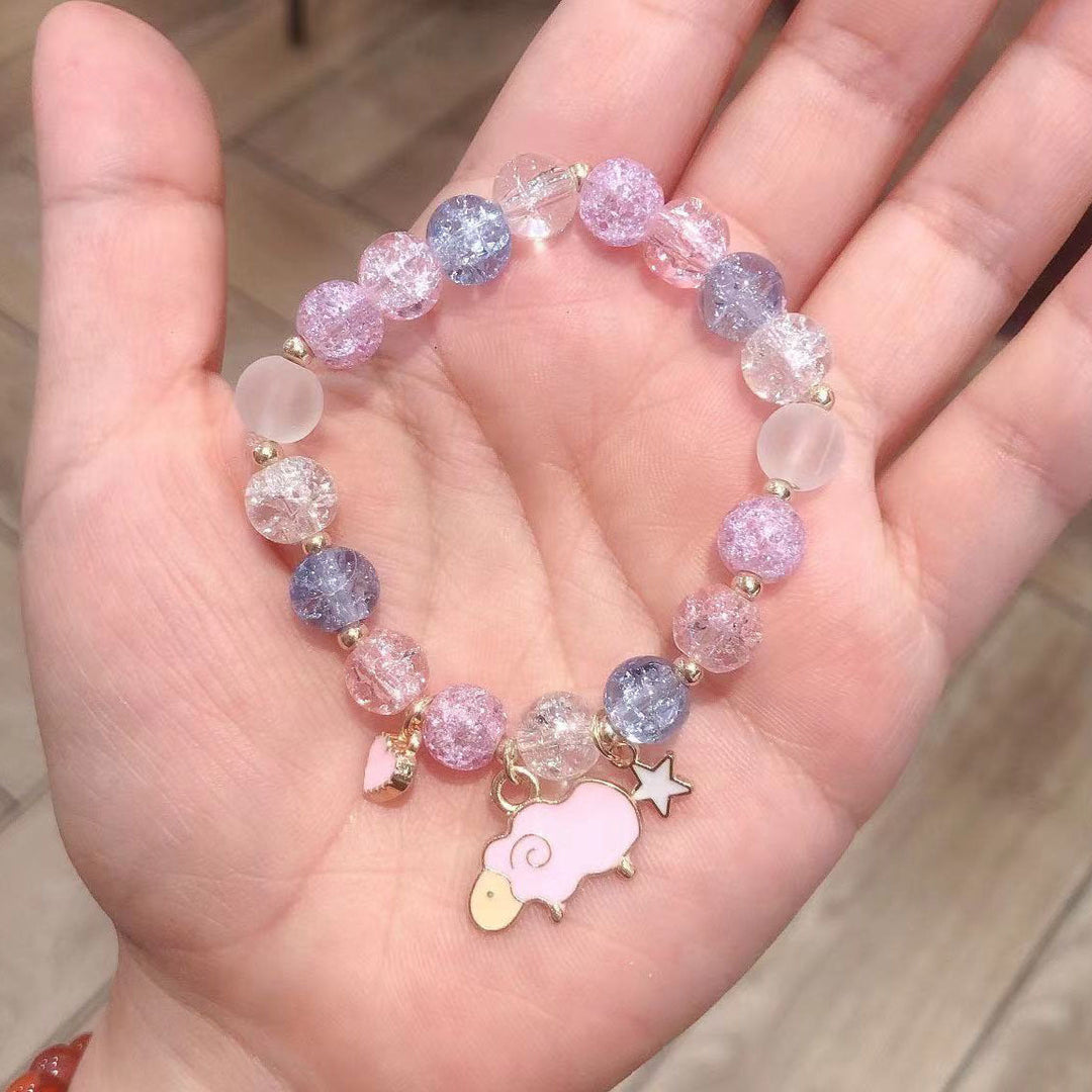Whimsical Beaded Charm Bracelet Kalsten