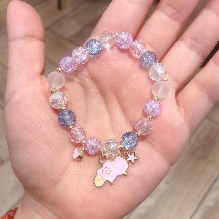 Whimsical Beaded Charm Bracelet Kalsten
