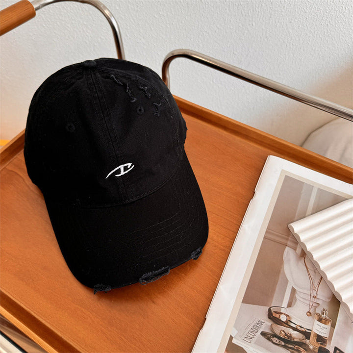 Men's Distressed Cotton Baseball Cap Kalsten