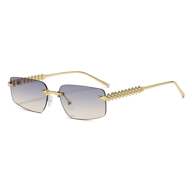 Women's fashion rectangular glasses with extravagant accents Kalsten