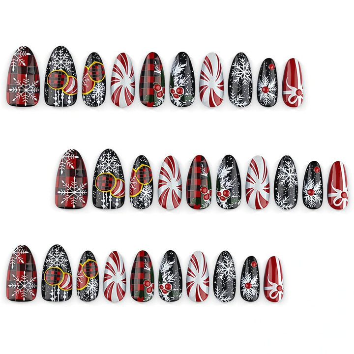 Christmas Art Nails in Festive Design Kalsten