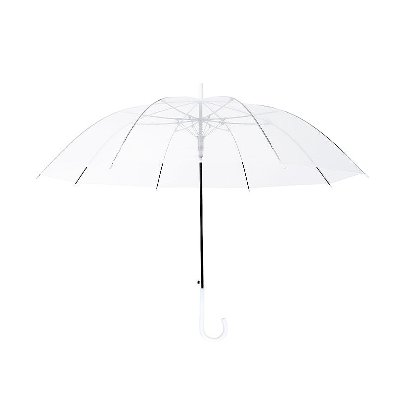 Women's Transparent Umbrella with Ergonomic Handle Kalsten