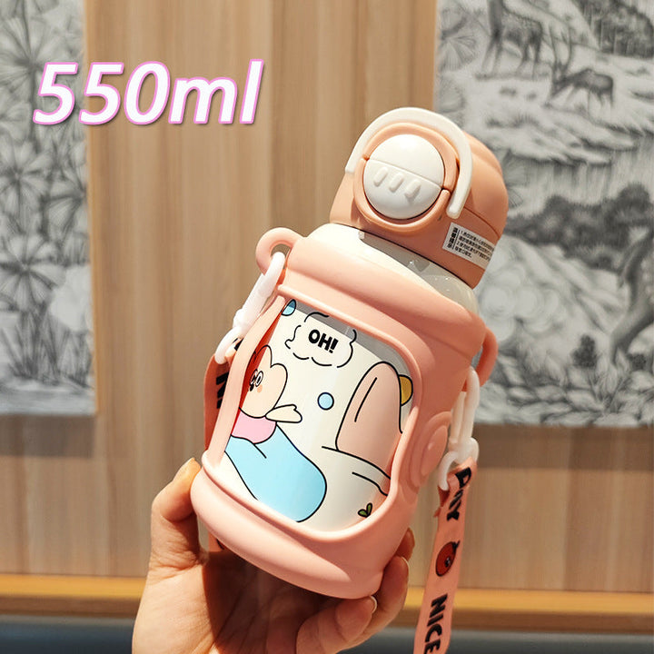 Women’s creative drinking bottle with stable silicone cover Kalsten