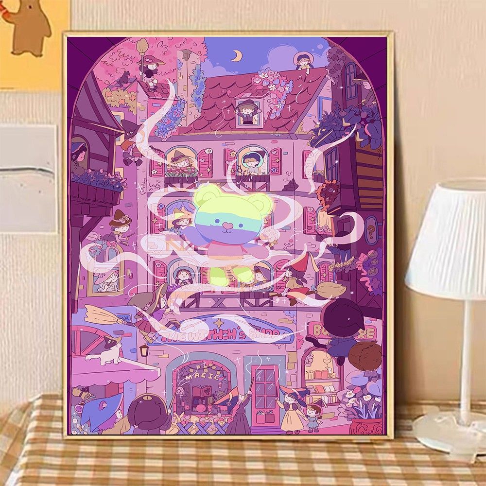 Cozy Home Illustration Canvas Art Kalsten
