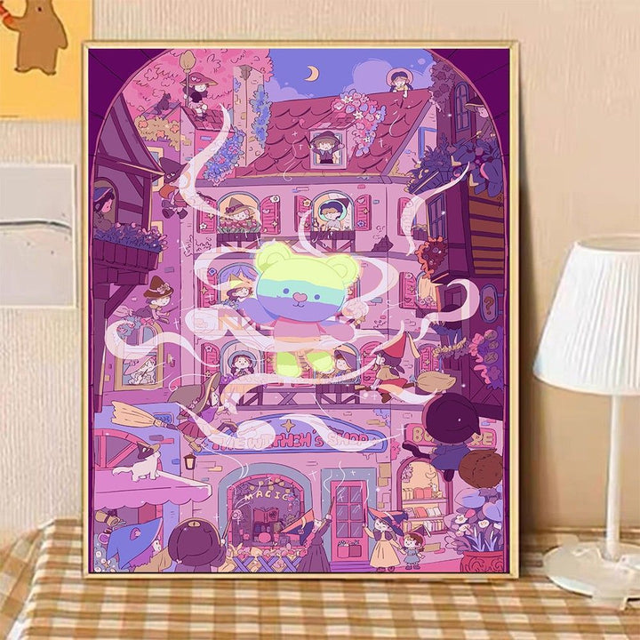 Cozy Home Illustration Canvas Art Kalsten