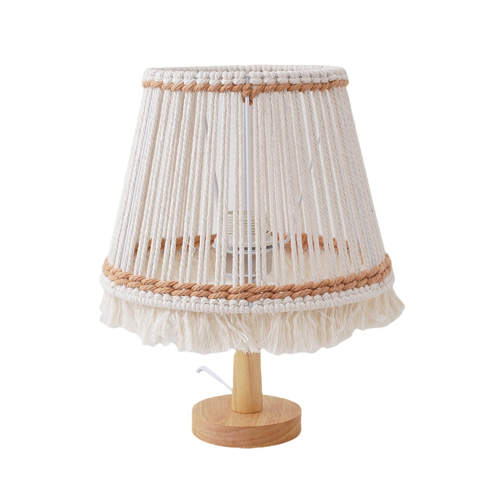 Bohemian Macramé Table Lamp Acalora