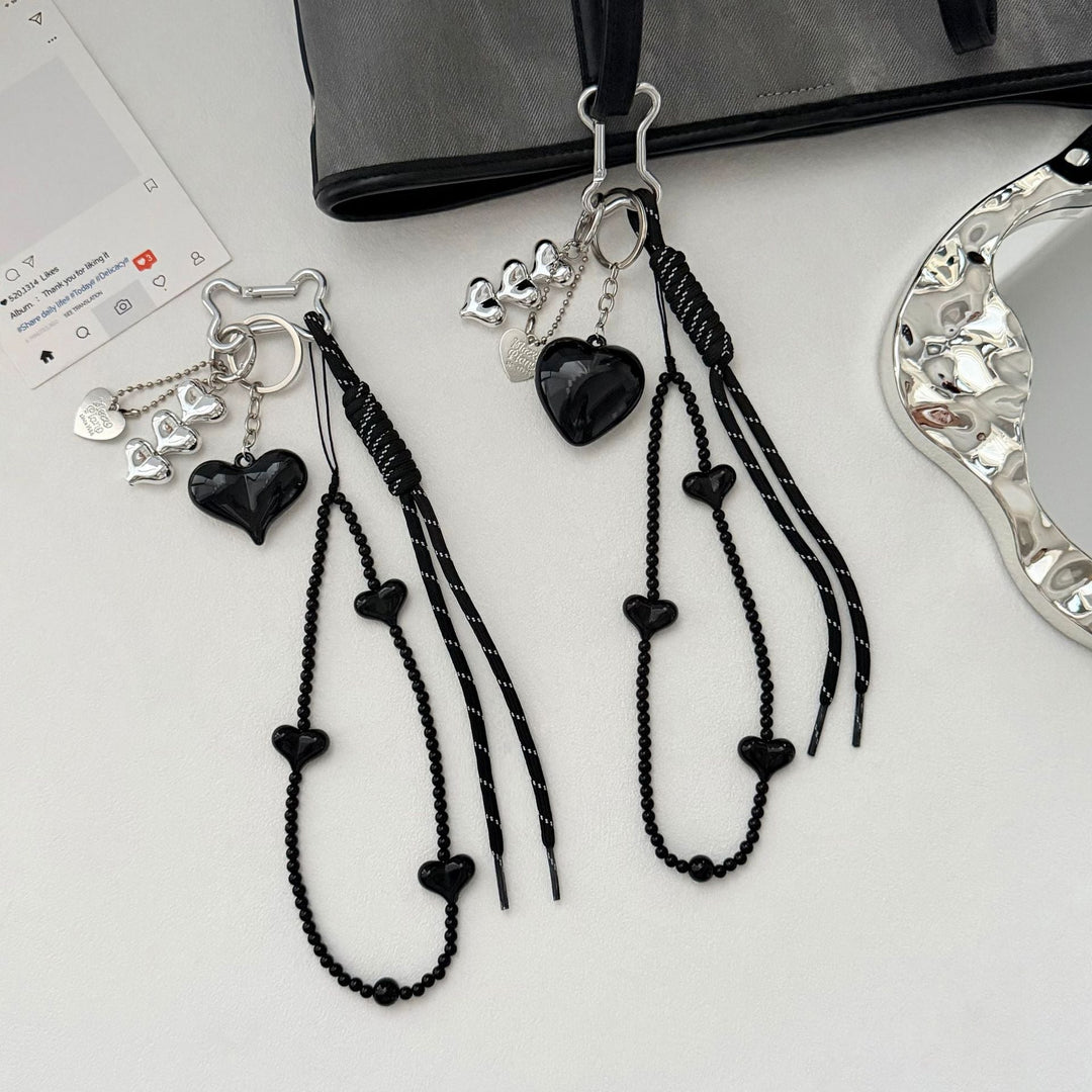 Elegant Heart Charm Keychain Kalsten