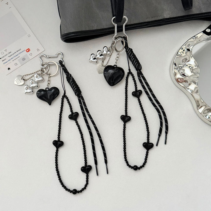 Elegant Heart Charm Keychain Kalsten
