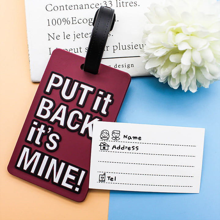 Unisex Fun Travel Identification Luggage Tag Kalsten