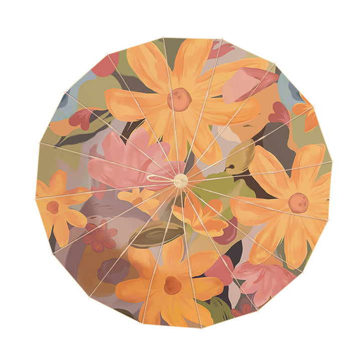 Ladies' sunshade in floral design Kalsten