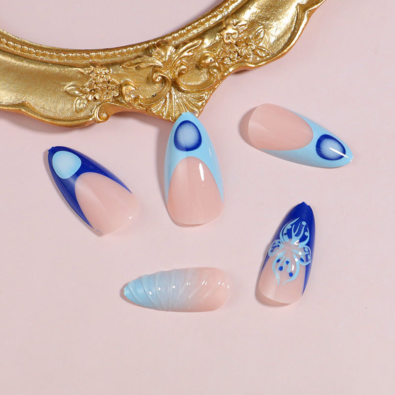 DIY Artistic Press-On Nail Set Kalsten