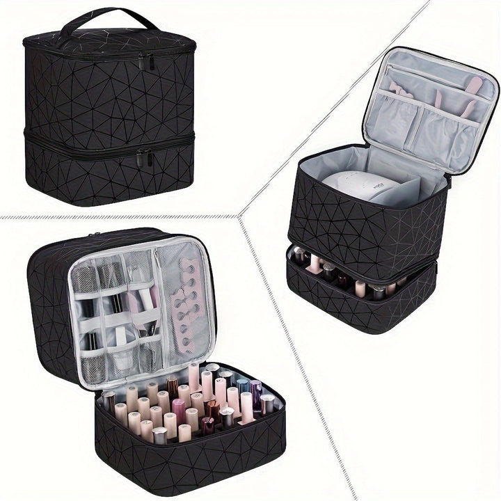 Cosmetic storage bag with two compartments Kalsten