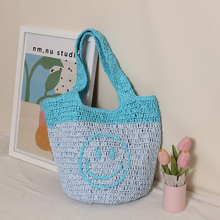 Hand-knotted shopping bag with casual design Kalsten